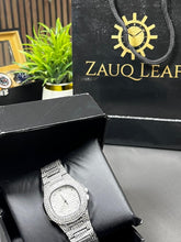 Patek Phillipe Inspired Diamond Arabic Nautilus Style Men's Watch