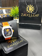RM 88 Inspired White Case Orange Strap Smiley Men's Watch