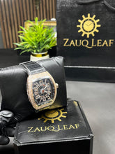 Frank muller Inspired Design : Stone watch Curved Tonneau Quartz Watch