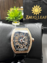 Frank muller Inspired Design : Stone watch Curved Tonneau Quartz Watch