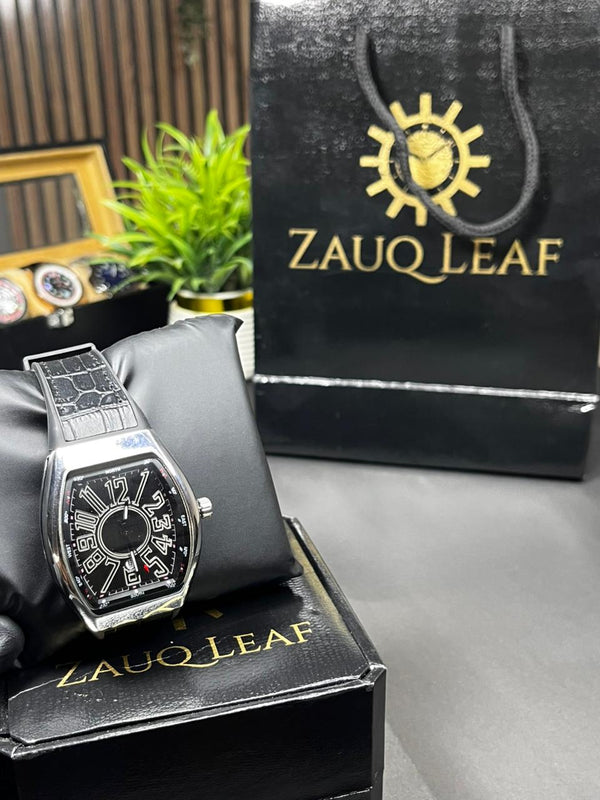 FRANK MULLER Inspired  Design Tonneau Style Men's Watch